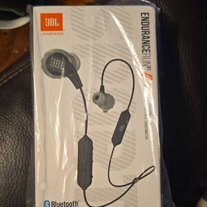 JBL Endurance Run Bluetooth Headphones - Gray Wireless Sweatproof